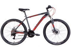 Дорослий велосипед 26" Discovery BASTION AM DD 2022 (сіро-червоний (м))