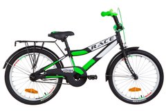 Велосипед Дитячий FORMULA RACE CR 20д. Чорно-салатовий, Черно-салатовый