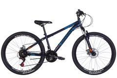 Гірський велосипед 26" Discovery RIDER AM DD 2022 (темно-синій з помаранчевим (м))