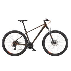 Взрослый велосипед KTM CHICAGO 292 29" рама L/48, темно-зеленый (черно-оранжевый), 2022