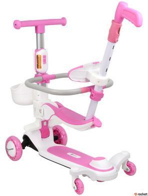 Самокат триколісний Maraton Candy 3in1 Pink