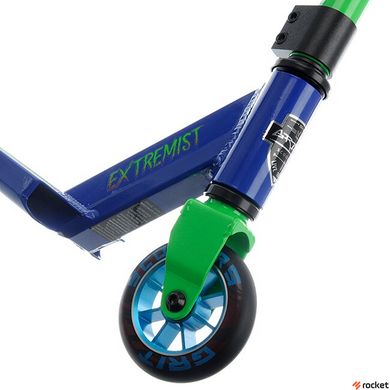 Трюковой Самокат Grit Scooters Extremist Blue/Green, Синий