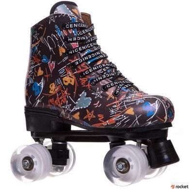 Роликовые коньки Rio Roller SP-Sport Z-3854 (колесо-PU, р-р 32-41, коричневый)