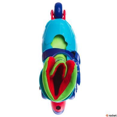 Роликовые коньки раздвижные детские Zelart YX-0153 (изменен. полож. колес, XS, цвета в ассортименте)