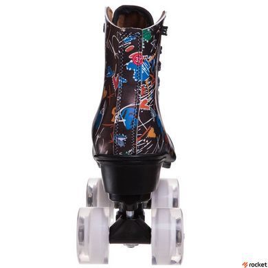 Роликовые коньки Rio Roller SP-Sport Z-3854 (колесо-PU, р-р 32-41, коричневый)
