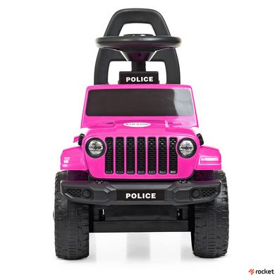 Машинка-каталка толокар Jeep Рожева