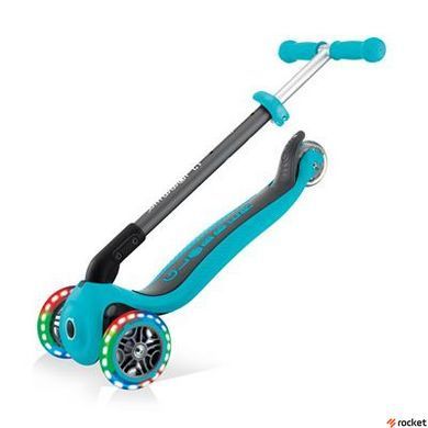 Самокат Трехколесный Globber PRIMO LIGHTS Голубой