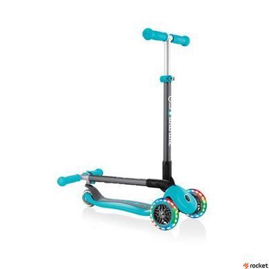 Самокат Трехколесный Globber PRIMO LIGHTS Голубой