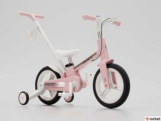 Дитячий велосипед від 3 років трансформер Lecoco Strider 12" Pink