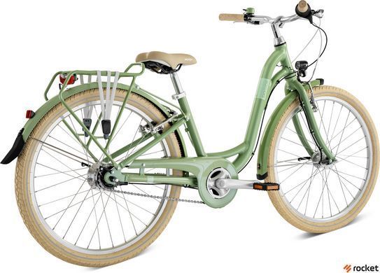 Велосипед дитячий від 8 років Puky SKYRIDE Classic Retro 24" Green