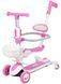 Самокат трехколесный Maraton Candy 3in1 Pink