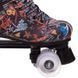 Роликовые коньки Rio Roller SP-Sport Z-3854 (колесо-PU, р-р 32-41, коричневый)