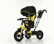Трехколесный велосипед TurboTrike M 4059-1 Желто-черный, Жёлтый