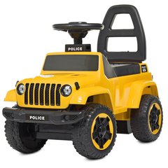 Машинка-каталка толокар Jeep Желтая