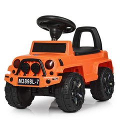 Машинка каталка-толокар Jeep Помаранчева