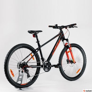 Гірський велосипед KTM CHICAGO 272 27.5 " рама M / 43, чорний матовий (Помаранчевий), 2022