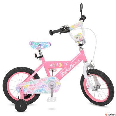 Велосипед Детский от 4 лет Butterfly2 16д. Розовый