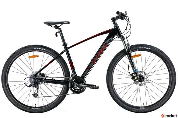 Гірський велосипед 29" Leon TN-80 AM Hydraulic lock out HDD 2022 (чорний з червоним (м))