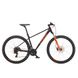 Горный велосипед KTM CHICAGO 272 27.5" рама M/43, черный матовый (оранжевый), 2022
