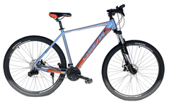 Чоловічий велосипед Oskar 29" Spirit 18" сіро-жовтогарячий