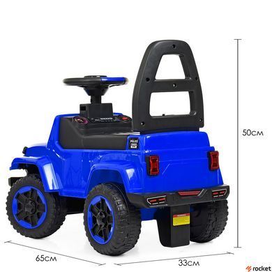 Машинка-каталка толокар Jeep Синя
