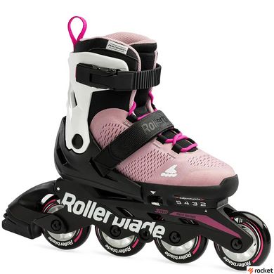 Роликовые коньки Rollerblade Microblade 2023 pink-white 33-36.5