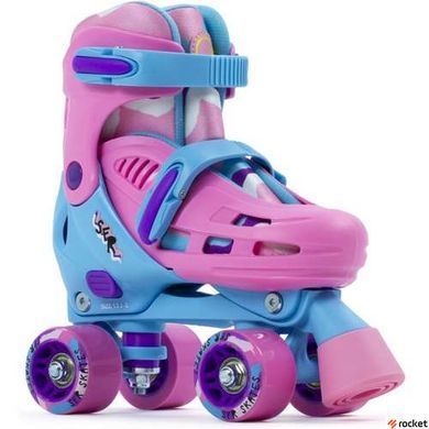 Ролики квады Hurricane III pink-blue 35,5-39,5