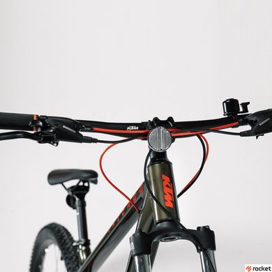 Взрослый велосипед KTM CHICAGO 292 29" рама M/43, темно-зеленый (черно-оранжевый), 2022