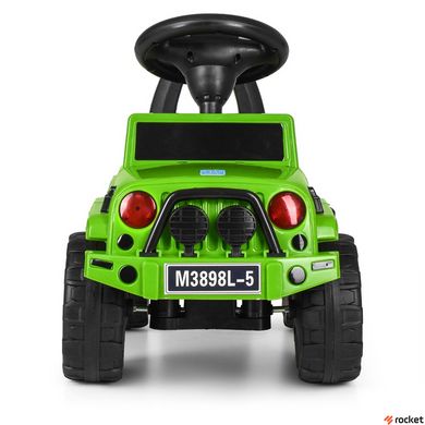 Машинка каталка-толокар Jeep Зеленая