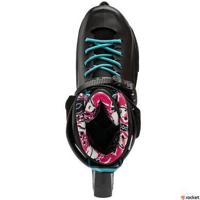 Роликовые коньки детские Rollerblade RB Cruiser W 2023 black-aqua 250