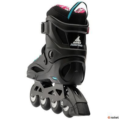 Роликовые коньки детские Rollerblade RB Cruiser W 2023 black-aqua 250