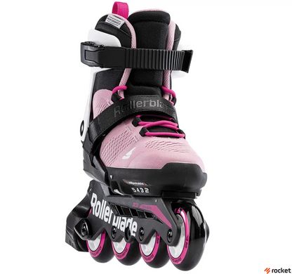 Роликовые коньки Rollerblade Microblade 2023 pink-white 33-36.5