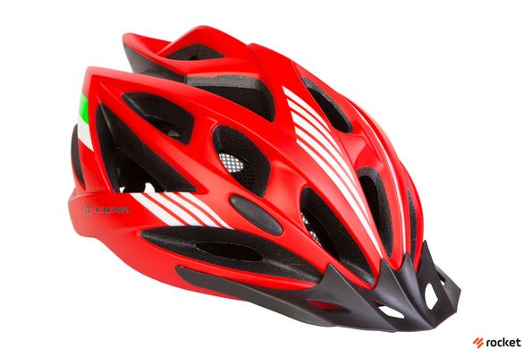 Шлем велосипедный с козырьком СIGNA WT-036 (красный)