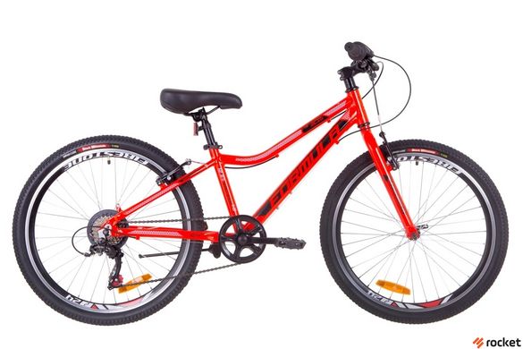 Велосипед Підлітковий Formula ACID 1.0 Rigid 24д. Червоно-чорний, Красно-черный