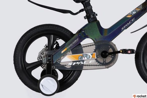 Велосипед від 4 років дитячий MG 16" SPACE KID MOON DD рама-9" хамелеон 2026