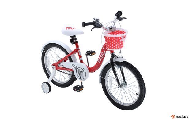 Велосипед детский от 4 лет RoyalBaby Chipmunk MM Girls 16", OFFICIAL UA, красный