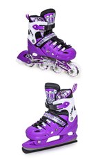 Ролики-коньки Scale Sports Violet 2в1 размер 38-41, фиолетовый, 38-41