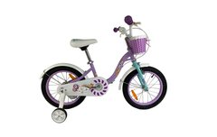 Велосипед детский от 4 лет RoyalBaby Chipmunk MM Girls 16", OFFICIAL UA, фиолетовый