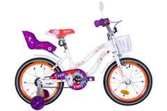 Велосипед Дитячий від 4 років Formula Flower Premium 16д. Білий