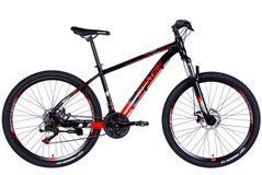 Горный велосипед AL 27.5" SPACE MERCURY DD FR рама-17" черно-красный 2026