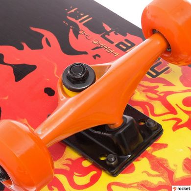 Скейтборд Fire Skull Orange