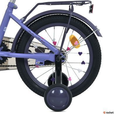 Детский велосипед от 4 лет Profi Princess 16" Фиолетовый