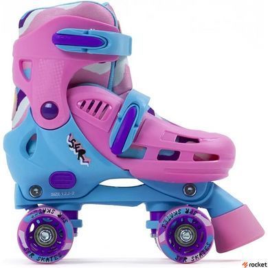 Дитячі роликові ковзани SFR Hurricane III pink-blue 30.5-34