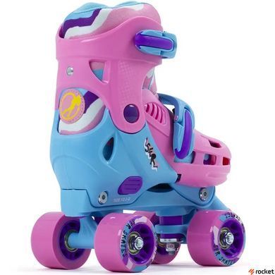 Дитячі роликові ковзани SFR Hurricane III pink-blue 30.5-34