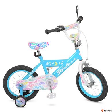 Велосипед Детский от 4 лет Butterfly2 16д. Голубой