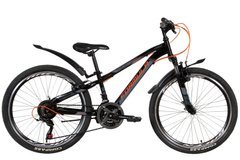 Горный велосипед 24" Formula FOREST AM Vbr 2022 (черно-оранжевый)