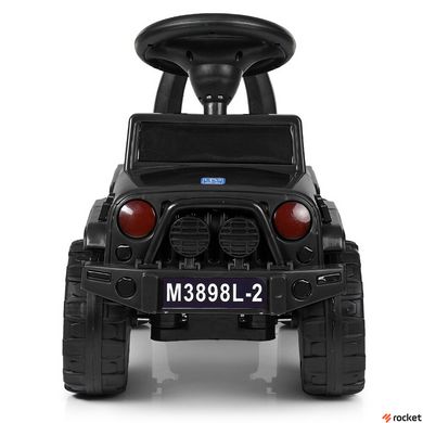Машинка каталка-толокар Jeep Чорна