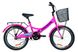 Велосипед Детский FORMULA SMART С КОРЗИНОЙ 20д. Розовый, Розовый