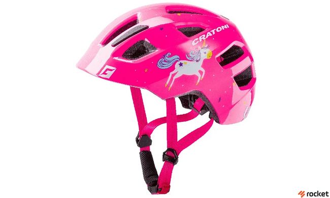 Шлем детский защитный Cratoni Maxter Unicorn S (51-56), Розовый, S