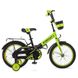Велосипед Детский от 4 лет Original 16д. Зелено-черный